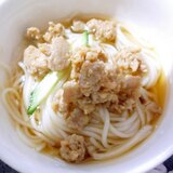 甘辛鶏そぼろそうめん